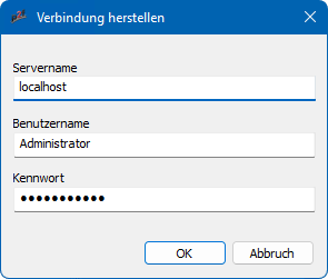 Administrationsprogramm Anmeldung